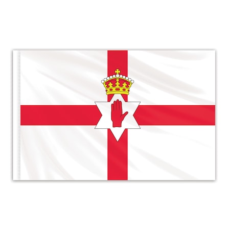 Northern Ireland Indoor Nylon Flag 3'x5'